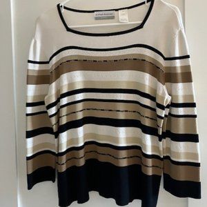 Alfred Dunner Women''s lightweight sweater PM